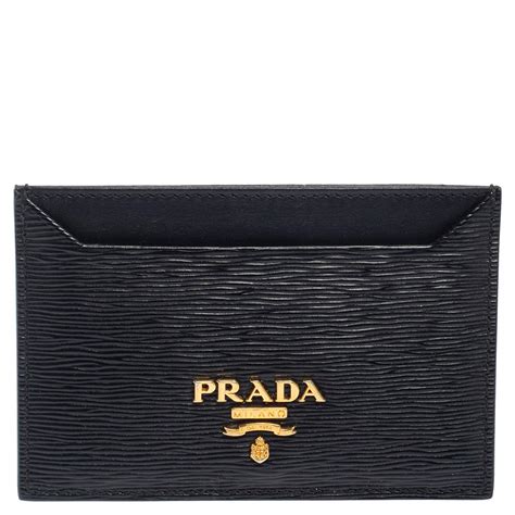 prada card holder vitello move blue|Prada Vitello 'Move' Signature Logo Plaque Card Case, Baltico .